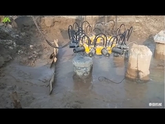 गोल ढेर सिर तोड़ने वाली मशीन कैसे काम करती है?