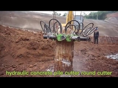 निर्माण के लिए हाइड्रोलिक पाइल ब्रेकर फाउंडेशन ड्रिलिंग उपकरण