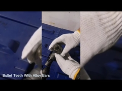 ढेर लगाने के उपकरण ड्रिलिंग बाल्टी रॉक ऑगर 25 मिमी बी47के22 बुलेट दांत