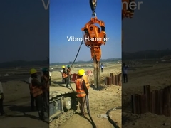 इलेक्ट्रिक विब्रो पाइल हैमर हाइड्रोलिक फाउंडेशन मशीन 90 किलोवाट