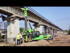 125KN/M 3.8L लो हेडरूम पाइलिंग रिग इंजन विस्थापन हाइड्रोलिक प्रेस पाइल मशीन