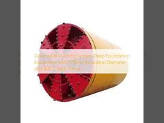 नीचे की ओर मुकिंग प्रणाली गहरी नींव उपकरण के साथ 3730 एम Ercavaton Dlameter और 800 T कुल जोर