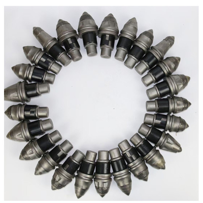 रोटरी ऑगर राउंड शंक टीथ कोर बैरल कटर बिट्स 19mm 22mm