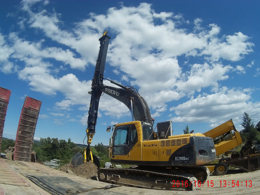 KM150 क्लैमशेल दूरबीन बांह लंबी बूम खुदाई 3.6t हाइड्रोलिक सिलेंडर