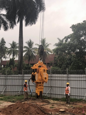 शीट ढेर के लिए कम रखरखाव 60kw इलेक्ट्रिक Vibro ढेर हथौड़ा