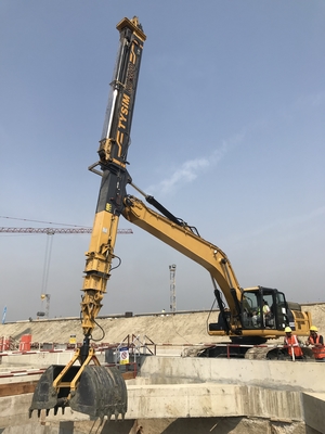 उच्च गुणवत्ता KM150 मोटर चालित सुरक्षा छोटे पहिया रोबोट बूम खुदाई दूरबीन हाथ