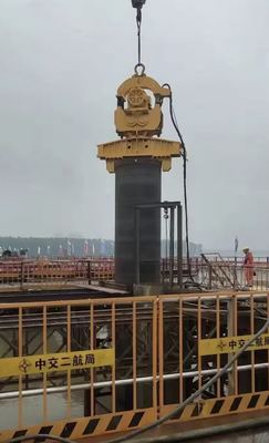 थोक हाइड्रोलिक झुकाव 13 टन 45KW खुदाई मशीन साइड ग्रिप शीट ढेर ड्राइविंग विब्रो हथौड़ा मूल्य