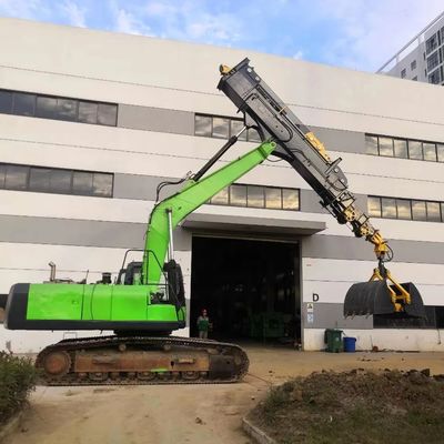 गहरी खुदाई के लिए एक्सटेंडेबल क्लैमशेल टेलीस्कोपिक आर्म