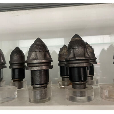 रोटरी ड्रिलिंग रिग टूल्स के लिए 9-30 मिमी मिश्र धातु हेड के साथ B47K22 मॉडल ऑगर टीथ