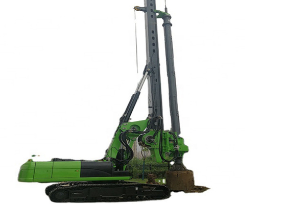 165kNm 80m / मिन हाइड्रोलिक पाइल मशीन होल रोटरी ऑगर ड्रिलिंग रिग 1500mm