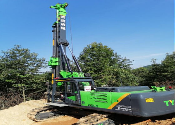 75Kn 20m हाइड्रोलिक बोरहोल रोटरी ड्रिलिंग रिग मशीन 26rpm