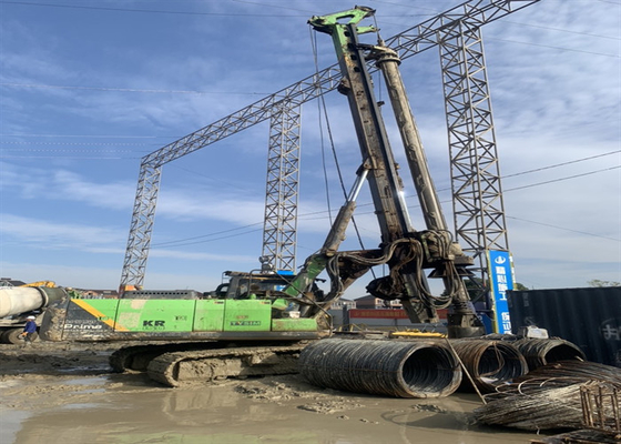 निर्माण कार्य 1500mm 125kNm प्रयुक्त पाइल ड्राइवर रोटरी हाइड्रोलिक क्रॉलर ड्रिल