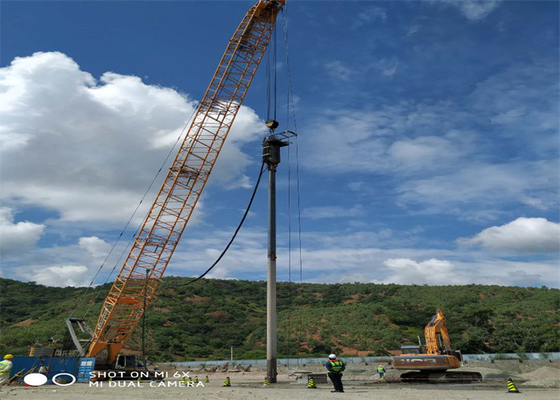 150kw बॉटम फीड हाइड्रोलिक इलेक्ट्रिकल वाइब्रोफ्लोट स्टोन कॉलम वाइब्रोफ्लोटेशन कॉम्पैक्शन