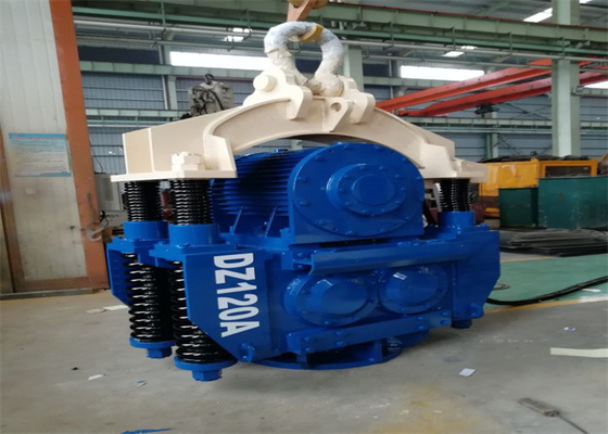 10.5mm 600NM इलेक्ट्रिक वाइब्रो हैमर क्रेन 70t क्रेन एक्सकेवेटर माउंटेड वाइब्रेटरी पाइल ड्राइवर